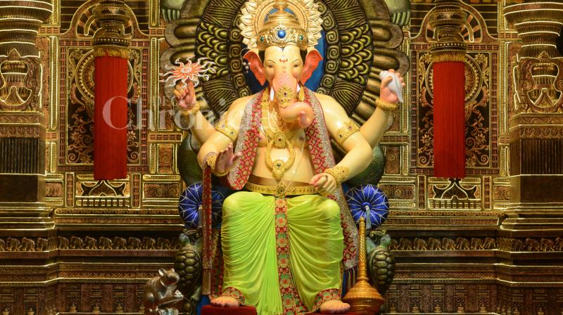 From traditional idols to ones made with paper, images from across states as country gears up to celebrate birth of elephant-headed god. The rituals take place through 10 days, with modaks being offered to Lord Ganesha and later devoured by the devotees. (Photo: AP/PTI)