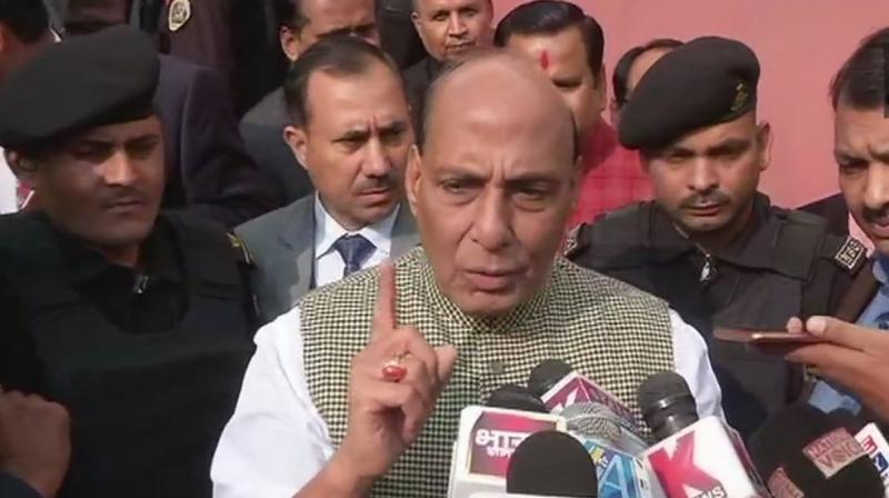 Rajnath Singhs statement assumes significance in the wake of actor Naseeruddin Shahs remarks in reference to the killing of a policeman in Bulandshahr earlier this month. (Photo: ANI)