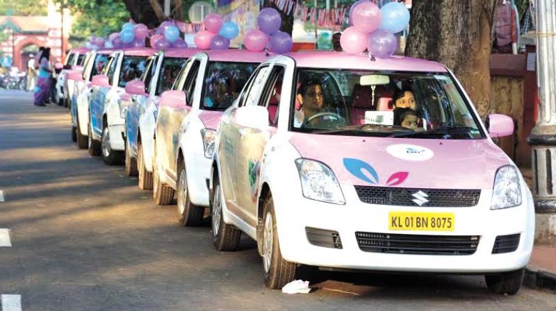 A file picture of She Taxis when they were launched.