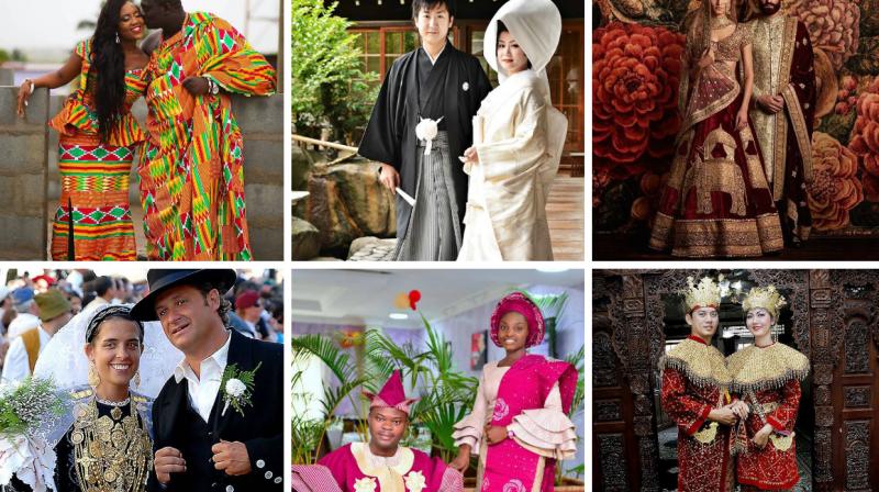 Take a look at traditional wedding outfits from around the world