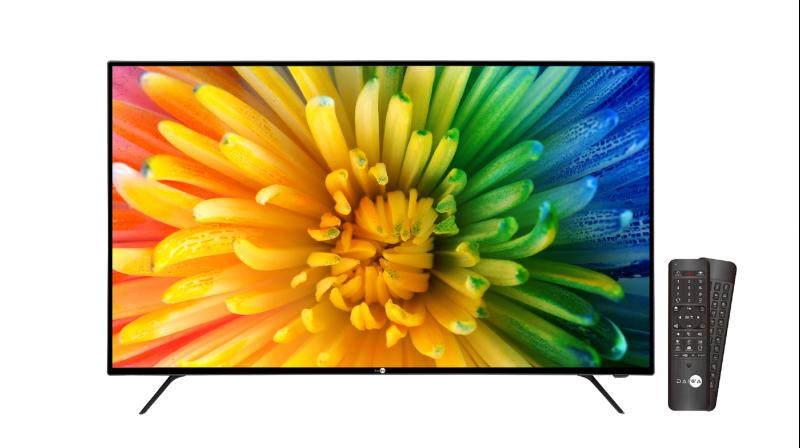 The TV is powered by Sensy Smart Technology, Unprecedented brightness and Spectacular HDR Picture Quality.