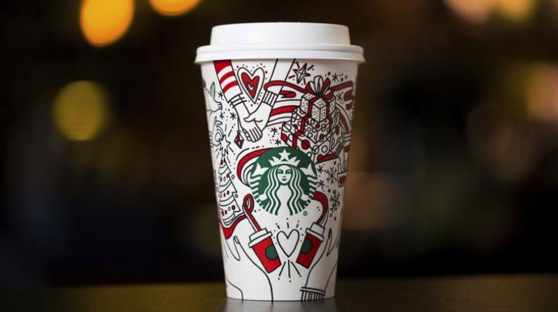 Starbucks said it started working on the design in January, finally deciding on this version because many customers liked to draw on them. (Photo: AP)