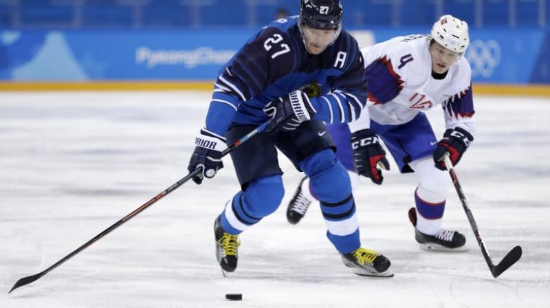 At these Olympics, data on speed, acceleration, stopping, distance travelled, shift lengths and ice time is available to teams in what could be the next step for puck and player tracking across hockey. (Photo:AP)