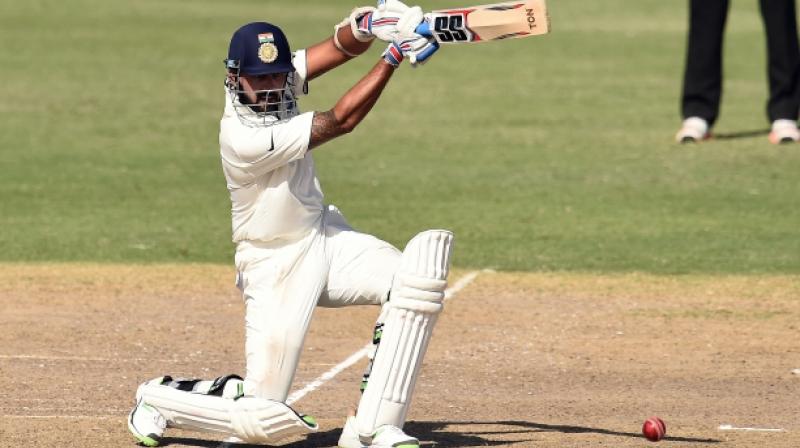Murali Vijay and KL Rahul opened the innings for India. (Photo: AFP)