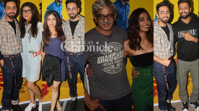 AndhaDhun: Ayushmann, Radhika welcome stars galore for their blind date
