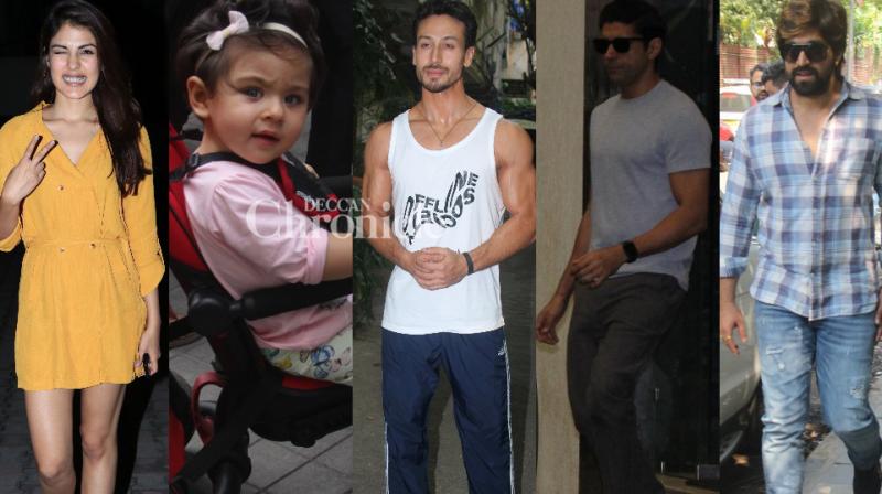 Kannada star in city, cute Inaaya, Tiger, Farhan, other stars grab eyeballs