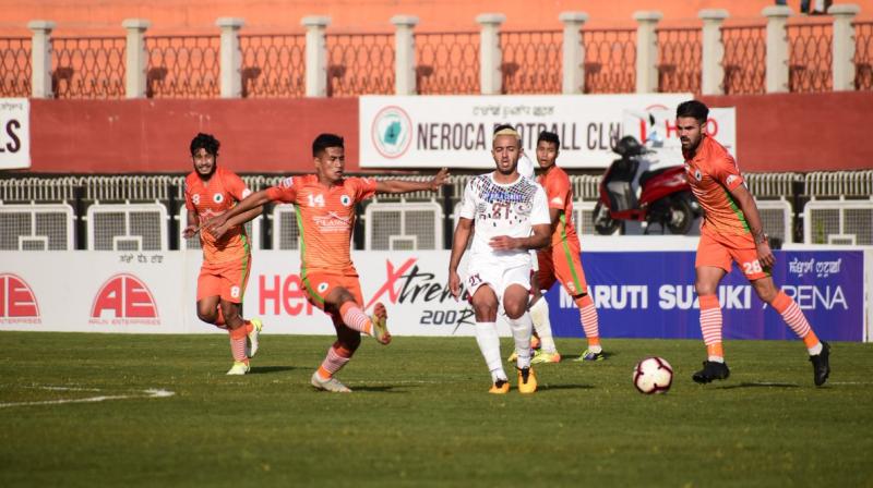 Neroca scored the winner through a flag-kick after Bagan defender Gurjinder bungled big time. (Photo: I-League/Twitter)