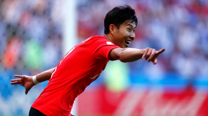 Son first caught the eye four years ago as South Korea reached the Asian Cup final in Australia, prompting Spurs to pay Bayer Leverkusen Â£22 million ($28 million) for the twinkled-toed forward who has a deadly shot with either foot. (Photo: AFP)
