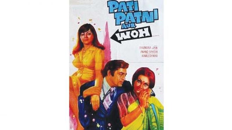 A source in the know says, Pati Patni Aur Woh is the story of a philandering husband (played in the original by Sanjeev Kumar, to be played by Kartik Aryan in the remake).