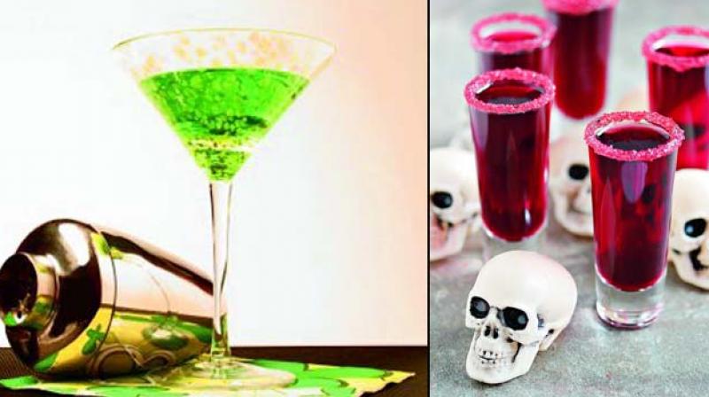 Absinthe is not only extremely potent  but can also be used to make a drink because of its spooky green colour.