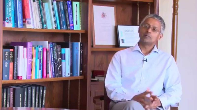 Shankar Balasubramanian. (Photo: YouTube | Elsevier STM Journals)