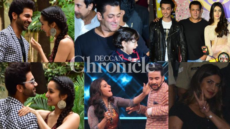 Family affair for Salman, Shraddha-Rajkummars quirks, Kajol, others snapped