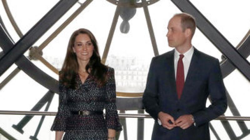 Britains Prince William, Duke of Cambridge, and his wife Britains Kate, Duchess of Cambridge. (Photo: AP)