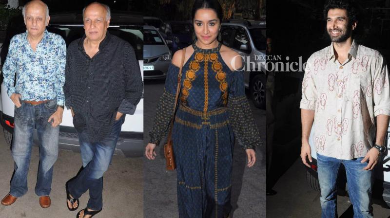 Bhatts host screening of Begum Jaan, Shraddha, Aditya, others watch film