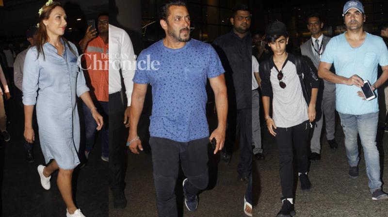 Salman and family return from Maldives vacation, other stars also get snapped