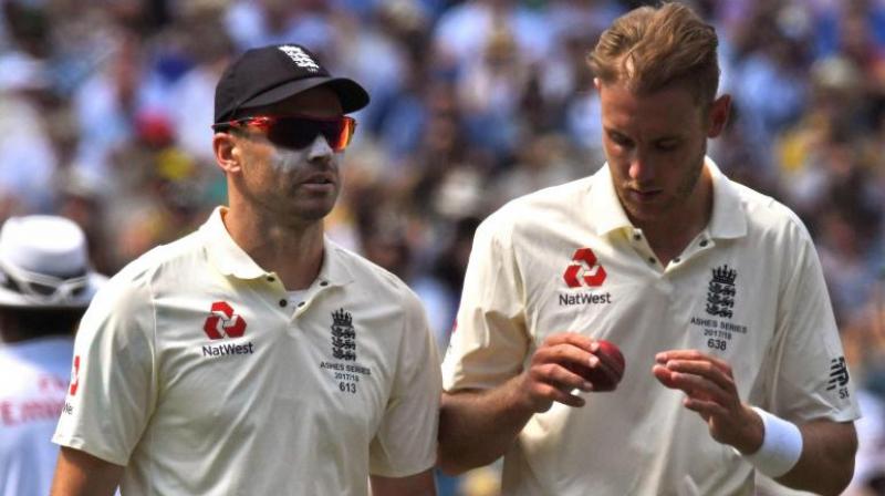 Anderson, Englands record wicket-taker, has claimed just one wicket in the first two Tests, with the hosts preparing spin-friendly pitches. (Photo: AFP)