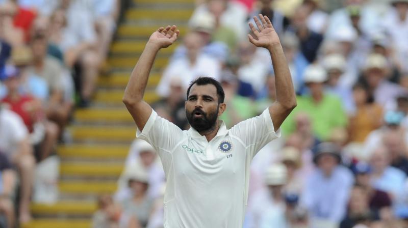 Concerned with Shamis fitness issues of late, the BCCI had cleared the Bengal pacer to play ongoing Ranji Trophy match against Kerala on condition that he would bowl 15-17 overs per innings. (Photo: AP)