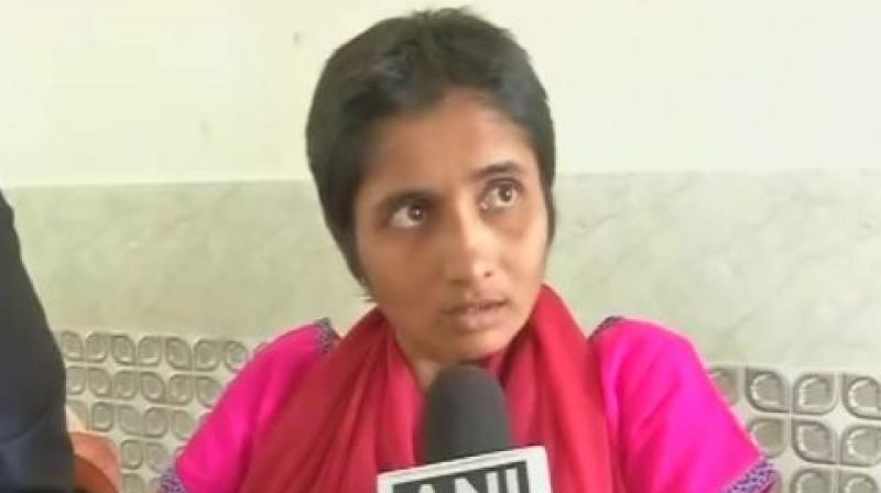 Rinku who was allegedly chained at a rehab centre in Hyderabad is happy to return home after a decade. (Photo: ANI | Twitter)