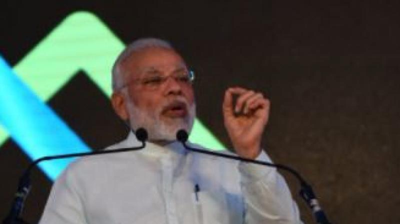 Prime Minister Narendra Modi at the inauguration event of Kochi metro. (Photo: Twitter@narendramodi)