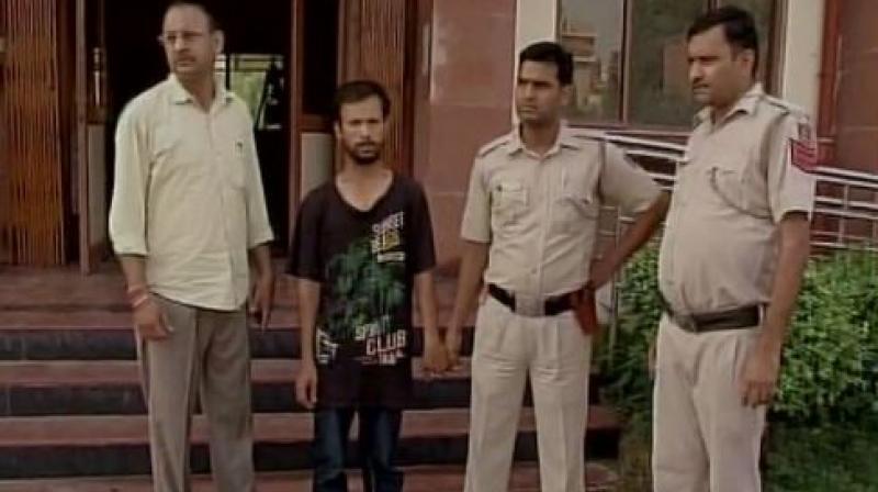 Man in Delhis GTB Nagar arrested for chopping off daughters ears after \hallucinations\. (Photo: Twitter | ANI)