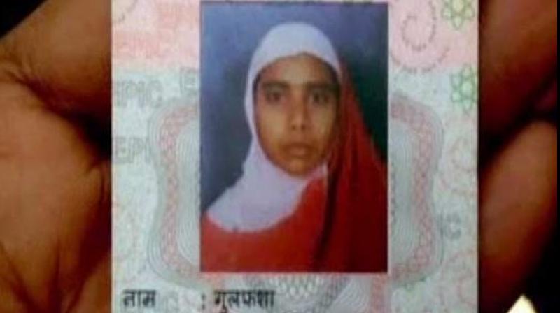 Woman died after being burnt alive by her family, along with her sister-in-law, for marrying man of her choice. (Photo: ANI)