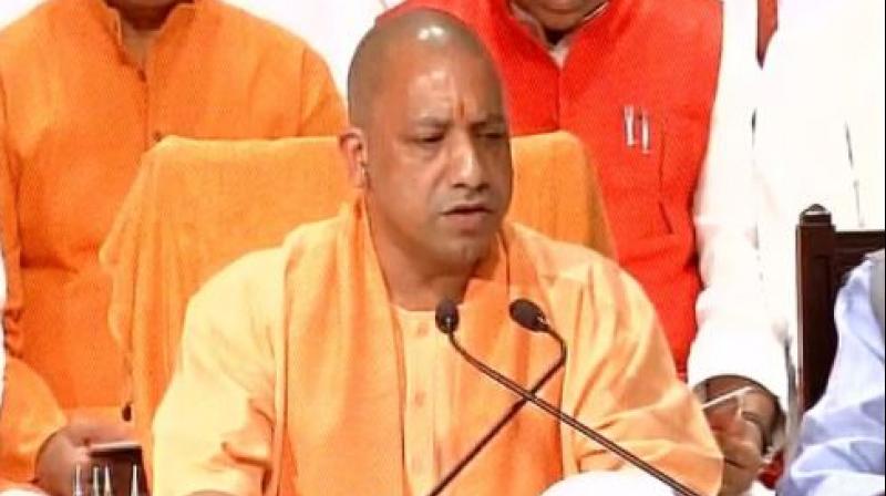 Uttar Pradesh CM Yogi Adityanath said, \We are satisfied with the work we have done in the first 100 days of our government.\