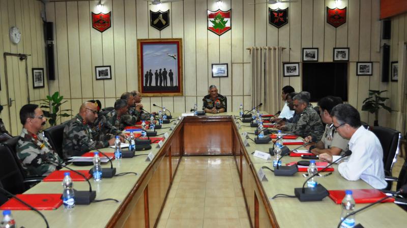 Army chief General Bipin Rawat holds meeting with Army officers in Srinagar, review situation