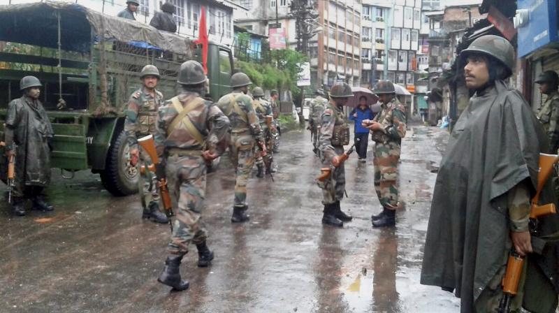 Army continues to patrol Darjeeling as the shutdown enters its 30th Day on Friday. (Photo: File | PTI)