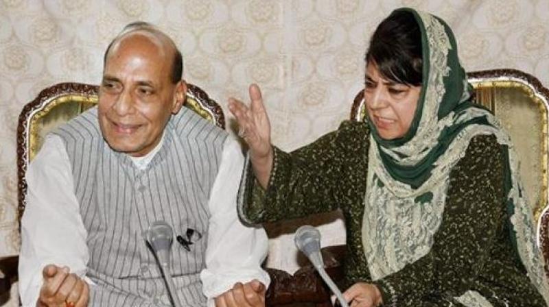 J&K CM Mehbooba Mufti expressed her gratitude to Home MinistRajnath Singh and to the people of the nation for extending their support at the time of crisis in the Valley.