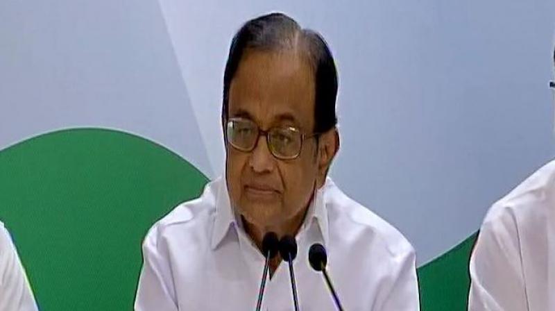 P Chidambaram said, privacy was at the core of personal liberty and an inalienable part of life itself. (Photo: ANI | Twitter)