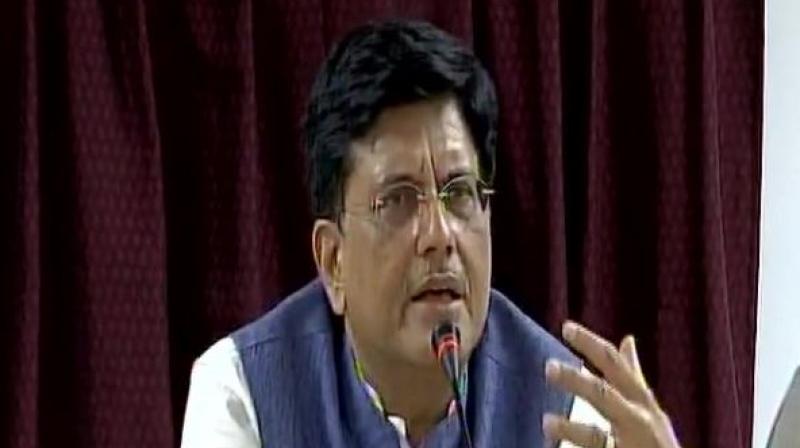 Goyal, speaking on the ambitious Mumbai-Ahmedabad High Speed Rail Project, said that train has not seen a sigle accident in Japan. (Photo: ANI)