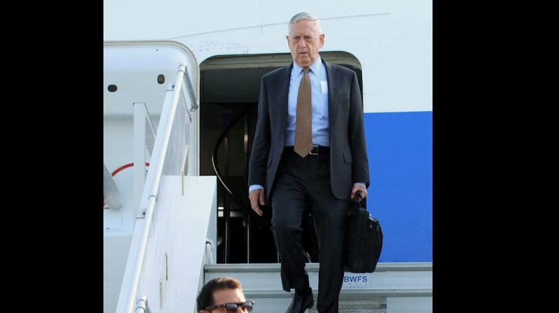 US Defense Secretary Jim Mattis arrived in the Afghan capital for talks. (Photo: File | PTI)