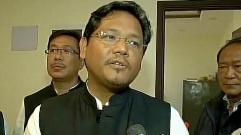 Though Congress had emerged as the single largest party with 20 members, the regional United Democratic Party, which got six seats and emerged as the kingmaker, pledged support for Conrad Sangma-led NPP. (Photo: ANI | File)