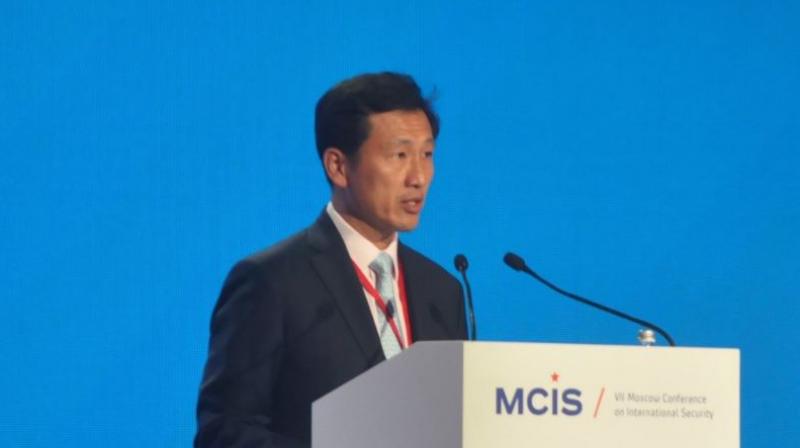 It would be a good opportunity for both sides to take stock of the progress that we have made in different pillars of our strategic partnership, and explore areas for further cooperation, Singaporean Minister for Education Ong Ye Kung said. (Photo: Twitter/ @mindefsg)