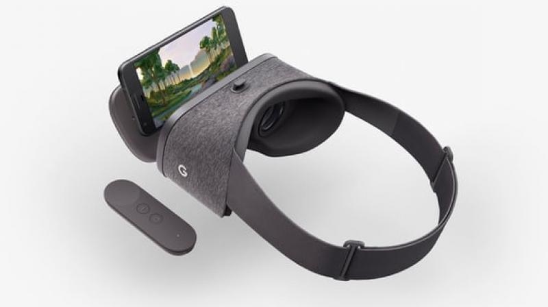 The Google Daydream View virtual reality headset is available in gray, snow and crimson colour options at a starting price of $79.