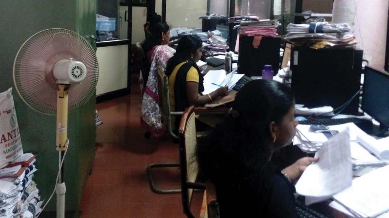 The data entry operators were all daily wages officials.