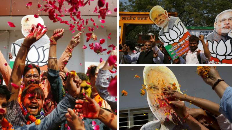 Prime Minister Narendra Modi led his party to a stupendous victory in UP, ending BJPs 14-year exile in Indias most-populous state.