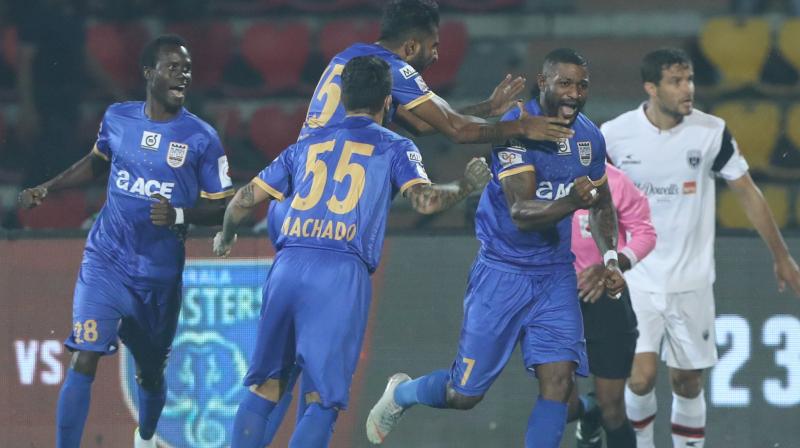 After two back-to-back defeats, Mumbai City FC would be keen to get back to winning ways when they clash with an equally strong North East United FC in an Indian Super League encounter on Wednesday. (Photo: ISL Media)