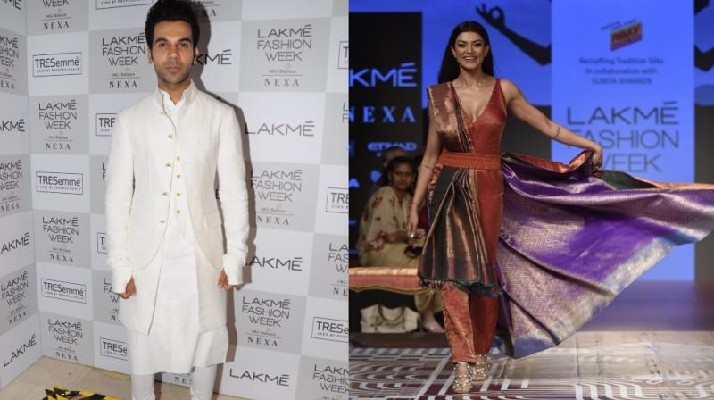 LFW Day 1: Rajkummar Rao and Sushmita Sen start the fest with great zest