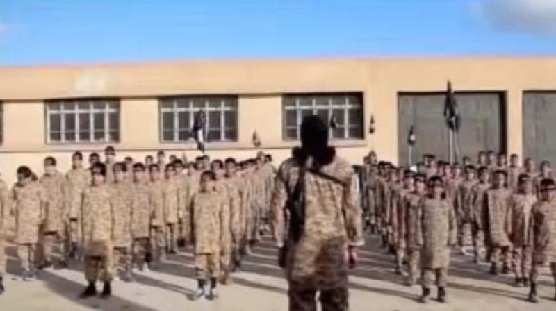 Islamic State training camp for children. (Photo: YouTube Video Grab)