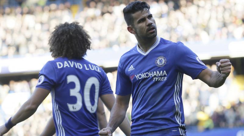Diego Costa scored his 12th goal of the season against West Brom. (Photo: AP)