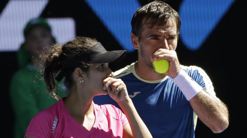 Sania Mirza has won three mixed doubles titles so far, the last being the 2014 US Open with Brazilian Bruno Soares. (Photo: AP)