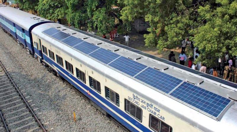 Indian Railways plan to induct at least four other solar-powered trains in the next six months. (Photo: Representational/File)