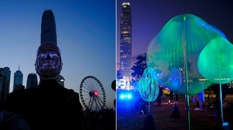 Hong Kong gears up for Christmas with Pulse Light Festival