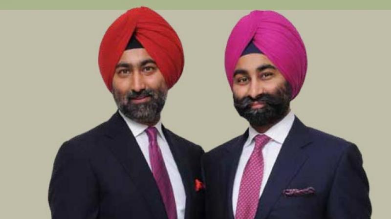 Promoters of Fortis Healthcare, Malvinder Singh and Shivinder Singh. (Photo: fortishealthcare.com)