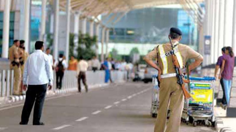 The Central Industrial Security Force (CISF) is in charge of security at various airports in the country. (Photo: