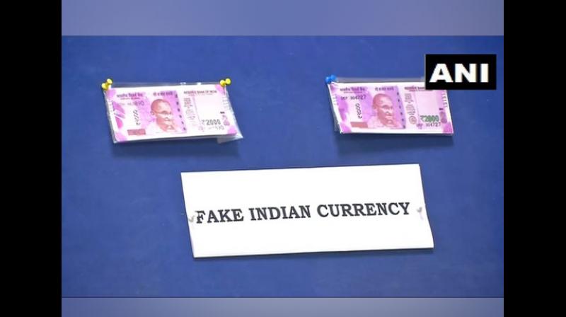 The fake currency that was siezed by Hyderabad police on Friday. (Photo: ANI)