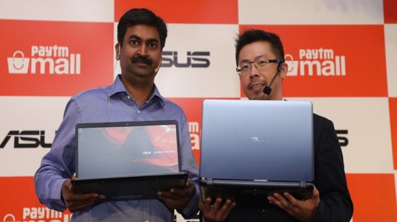 Paytm Mall has also unveiled the exclusive online launch of Vivobook X507 on its platform, available through Asus offline retail stores. (Photo: ANI)