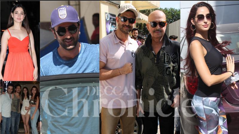 City of stars: Ranbir, Nora, Hrithik and others spotted in Mumbai City of stars: Ranbir, Nora, Hrithik and others spotted in Mumbai