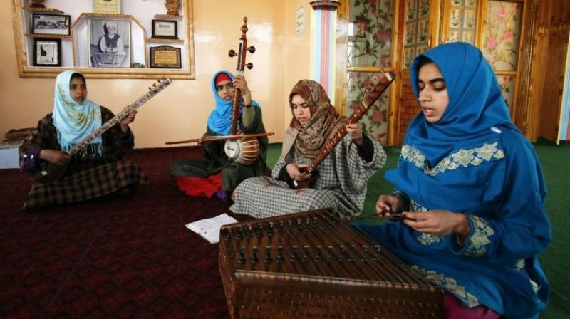 Kashmiris were turning away from classical music and towards protest rap songs inspired by the tense politics of the heavily militarised region. (Photo: AFP)